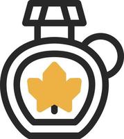 Maple Syrup Vector Icon Design