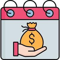 Salary which can easily edit or modify vector