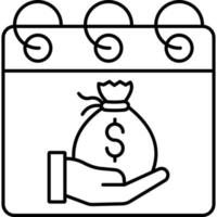 Salary which can easily edit or modify vector