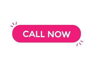 call now button vectors.sign label speech bubble call now vector