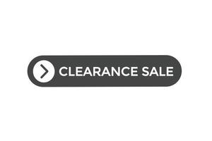 clearance sale button vectors.sign label speech bubble clearance sale vector