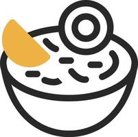 diseño de icono de vector de comida poke