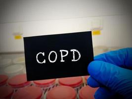 COPD, Chronic obstructive pulmonary disease, COPD awareness month concept. photo