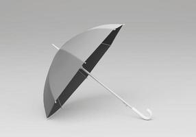 paraguas Bosquejo modelo con Copiar espacio para tu logo o gráfico diseño foto