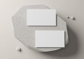 Group of minimal business card mockup template with copy space for your logo or graphic design photo
