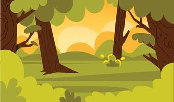 Trendy Forest Background vector