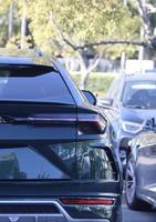 closeup view of luxury SUV photo