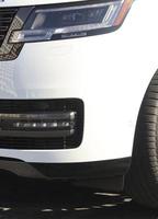 closeup view of luxury SUV photo