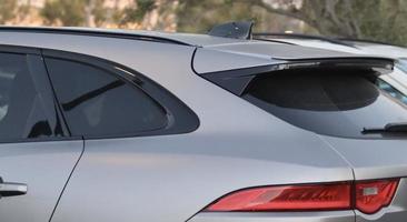 closeup view of luxury SUV photo