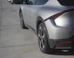 closeup view of luxury SUV photo