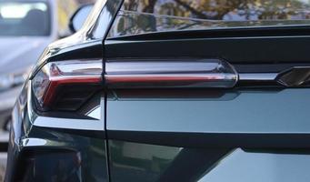 closeup view of luxury SUV photo
