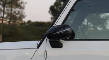 closeup view of luxury SUV photo