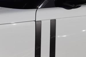 closeup view of luxury SUV photo
