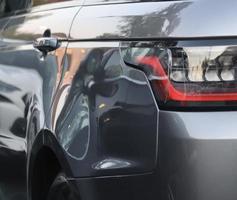 closeup view of luxury SUV photo
