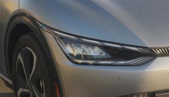 closeup view of luxury SUV photo