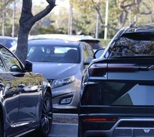 closeup view of luxury SUV photo