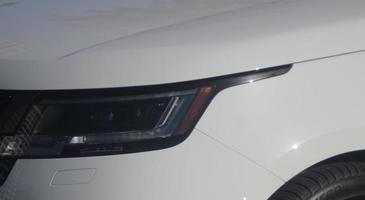 closeup view of luxury SUV photo