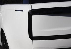 closeup view of luxury SUV photo