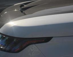 closeup view of luxury SUV photo