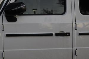 closeup view of luxury SUV photo