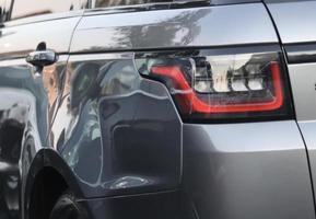 closeup view of luxury SUV photo