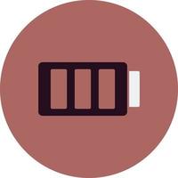 Full Battery Vector Icon