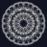 Decorative elements luxury ornament pattern gradient mandala design vector