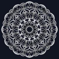Decorative elements luxury ornament pattern gradient mandala design vector