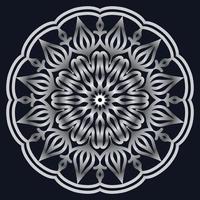 Decorative elements luxury ornament pattern gradient mandala design vector
