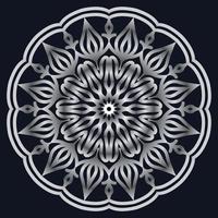 Decorative elements luxury ornament pattern gradient mandala design vector