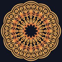 Decorative elements luxury ornament pattern gradient mandala design vector