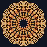 Decorative elements luxury ornament pattern gradient mandala design vector