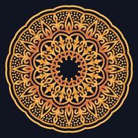 Decorative elements luxury ornament pattern gradient mandala design vector