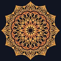 Decorative elements luxury ornament pattern gradient mandala design vector