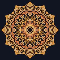 Decorative elements luxury ornament pattern gradient mandala design vector