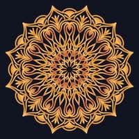 Decorative elements luxury ornament pattern gradient mandala design vector