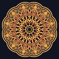 Decorative elements luxury ornament pattern gradient mandala design vector