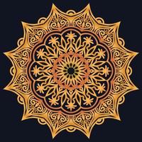 Decorative elements luxury ornament pattern gradient mandala design vector