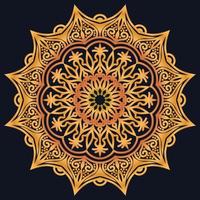 Decorative elements luxury ornament pattern gradient mandala design vector