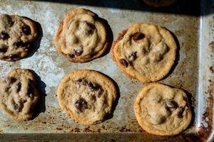 galletas con chispas de chocolate foto