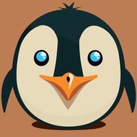 animal bird cute common penguin vector