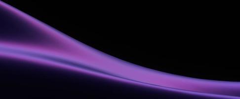 Purple line wave in dark background photo