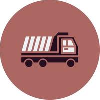 Dump Truck Vector Icon