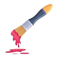 Trendy Dripping Brush vector