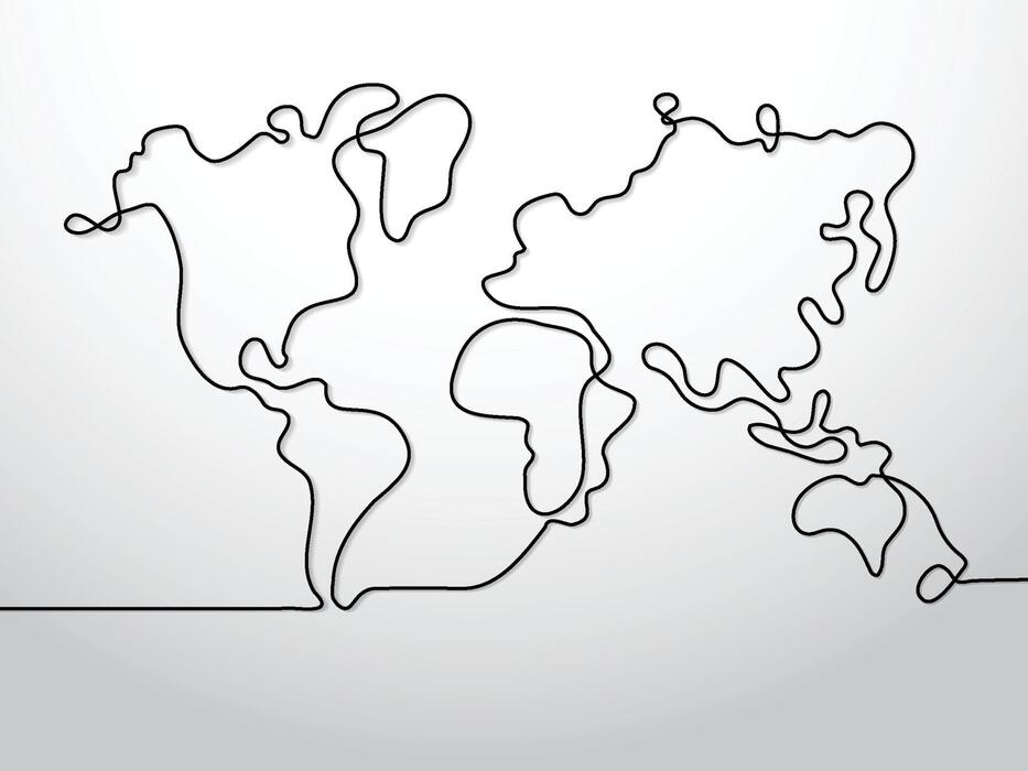 Continents Outline Vector Art, Icons, and Graphics for Free Download
