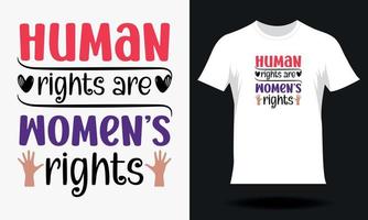 Happy women's day-Women's Day T-shirt Design. Hand drawn lettering women day SVG tshirt design vector