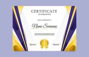 Professional Education Certificate vector