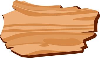 Wooden board for decoration. vector