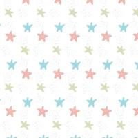 Background with starfish for decoration. vector