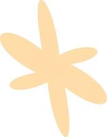 Abstract figure with curved shapes. vector